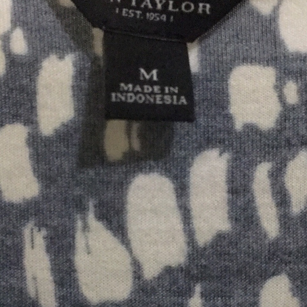 Ann Taylor cowl neck animal print top - Picture 2 of 4